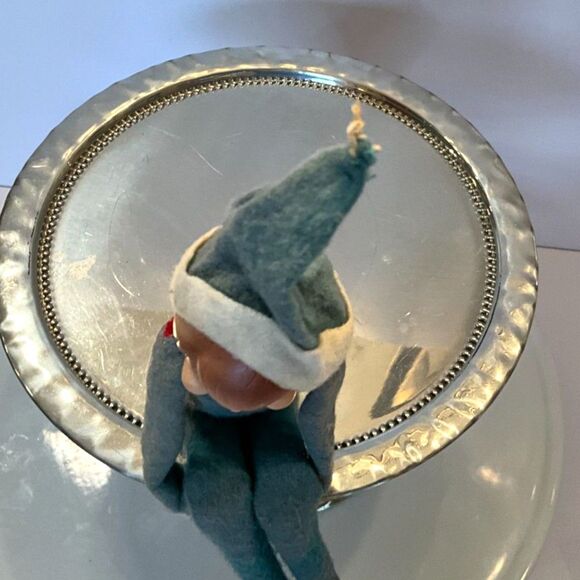 Pixie Legend Inarco Knee Hugger Elf Pixie 1965 Japan green and red felt - Picture 4 of 5